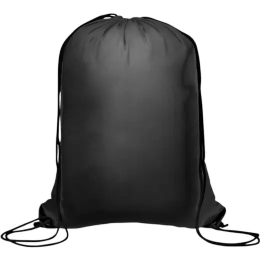 Symphony 210D Drawstring Bag Black Unbranded